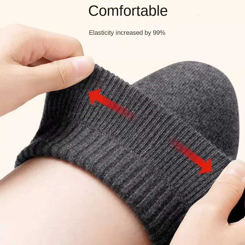 1 Pair Thick Warm Wool Kneepad Leg Guard Cashmere Knee Protector Windproof Coldproof Leg Warmers Women Men KneeCap Leg SleevesW251024