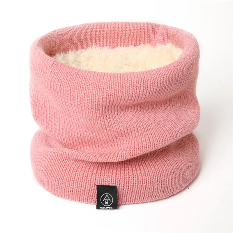 Autumn Winter Knitted Children Neck Guard Kids Ring Scarf Unisex Thickened Fleecing Warm Cold Neckerchief Men Women Neck Cover 251020