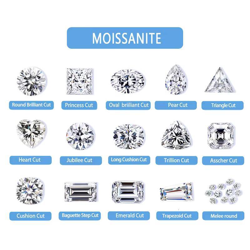 Starsgem Women Jewelry 05CT 10CT 20CT 30CT D VVS Moissanite S925 Sterling Silver Engagement Ring