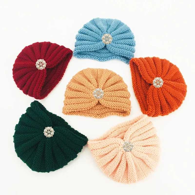 Winter Newborn Hat Infant Bonnet Baby Beanie Knitted Toddler Turban Hats for Girls Boys Accessories Kids Cap Baby Knit HatL251024