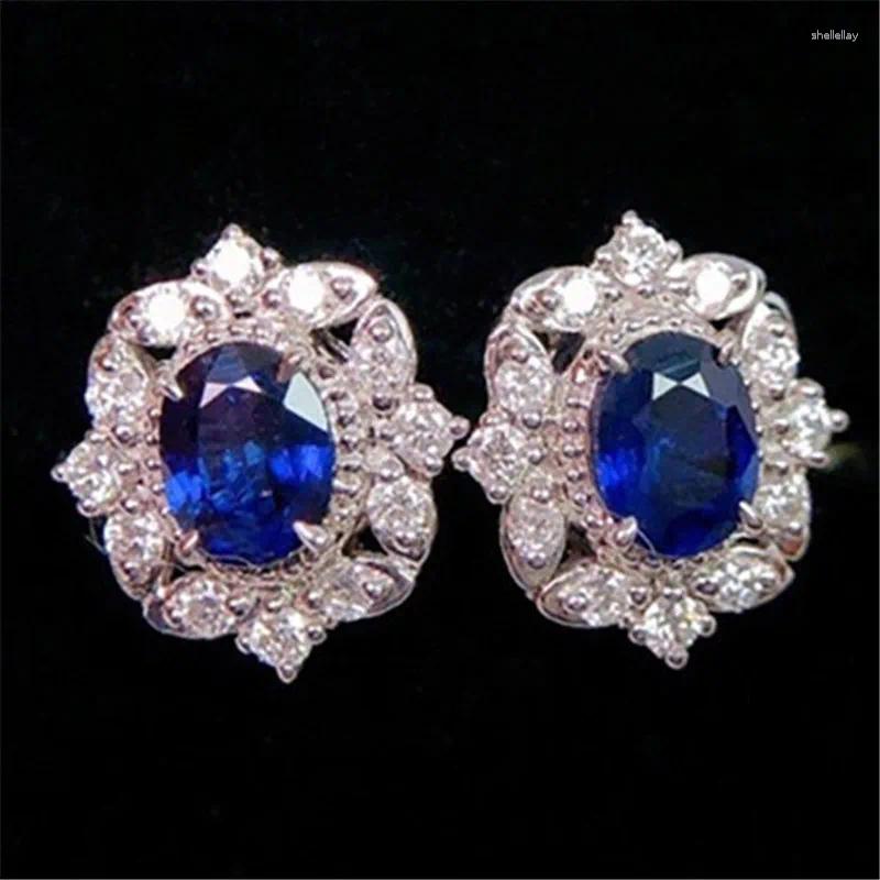 Stud Earrings 925 Sterling Silver Flower For Women Micro Paved CZ Simple Female Trendy Wedding Jewelry Fashion 2025