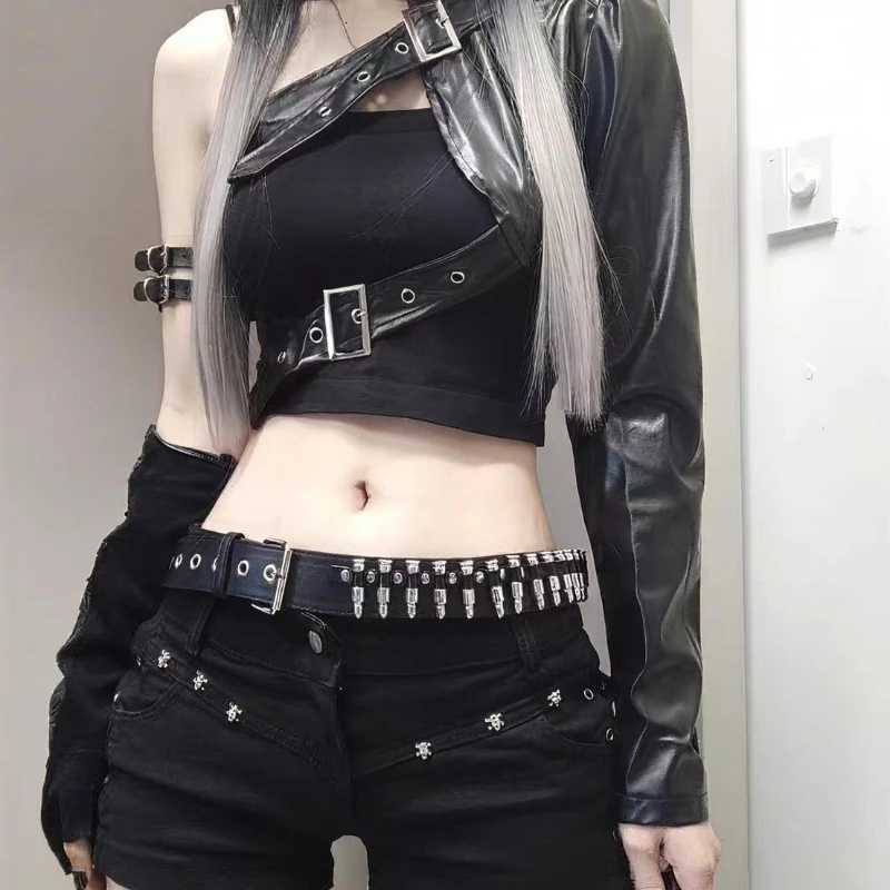 Fashion New Bullet Accessories Belt Metal Belt Men And Women Punk Hardware Jeans Belt Y2K Belt Designer Belt Womens Belt W251024