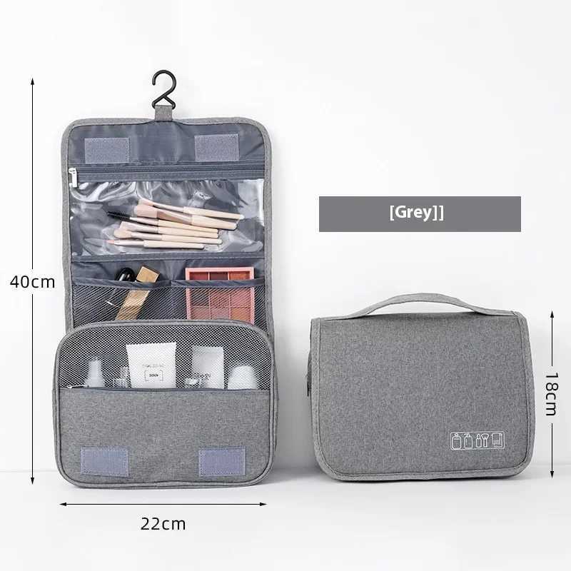 Foldable Toiletry Bag Organizer Hanging Storage Bathroom Makeup Case Cosmetic Bag Travel For Travel BusinessT251024