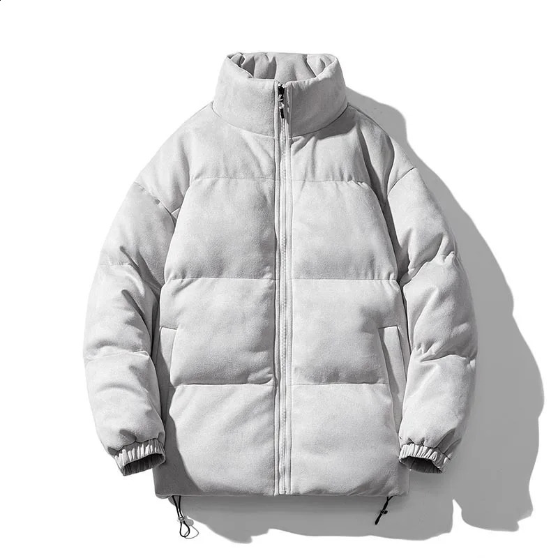 est Mens Suede Jacket Winter Fashion Casual Puffer Coat Streetwear Parka Thick Warm Outdoor Sport Coat Jackets for Men 251020