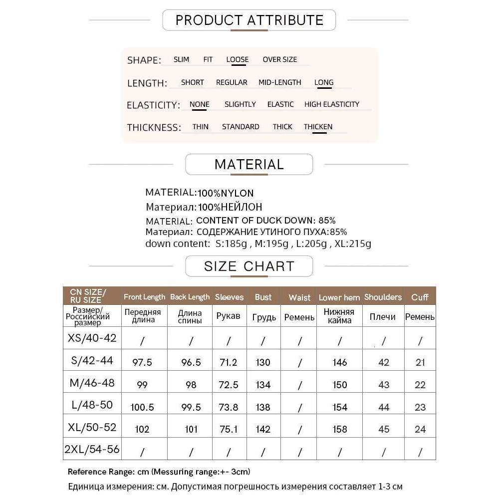 2025 Winter Down Coats Women New Warm Stand Collar Loose Raglan Sleeve Office Lady Long Jackets Coats Designer Women