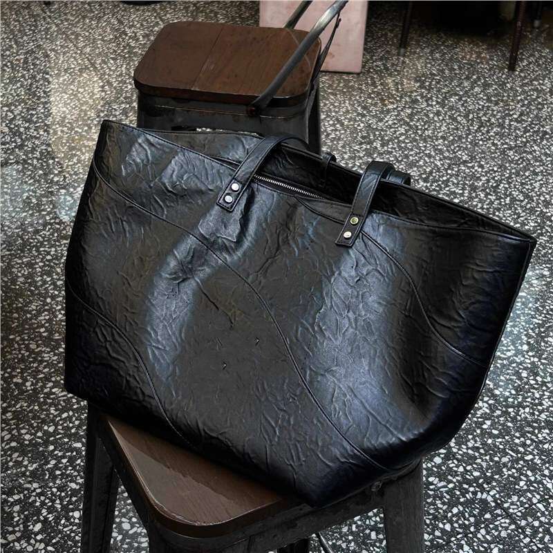 2025 New Designer Bags Simple High-Capacity Tote Bag Niche Design Versatile Shoulder Handbag for Work