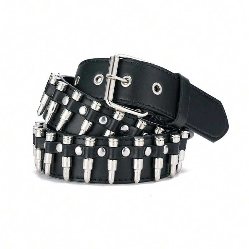 Fashion New Bullet Accessories Belt Metal Belt Men And Women Punk Hardware Jeans Belt Y2K Belt Designer Belt Womens Belt W251024