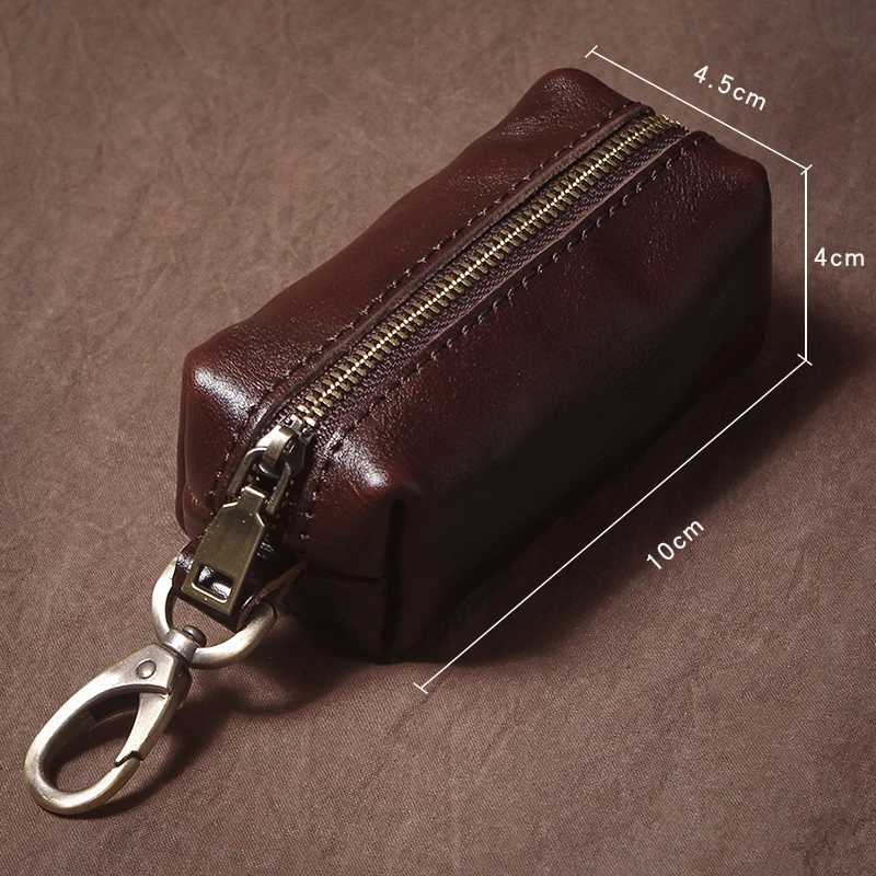 GURO Luxury High Quality Genuine Leather Car Key Vintage Men and Women Waist Hanging Cowhide Key Case Housekeeper Home Organizer Z251023