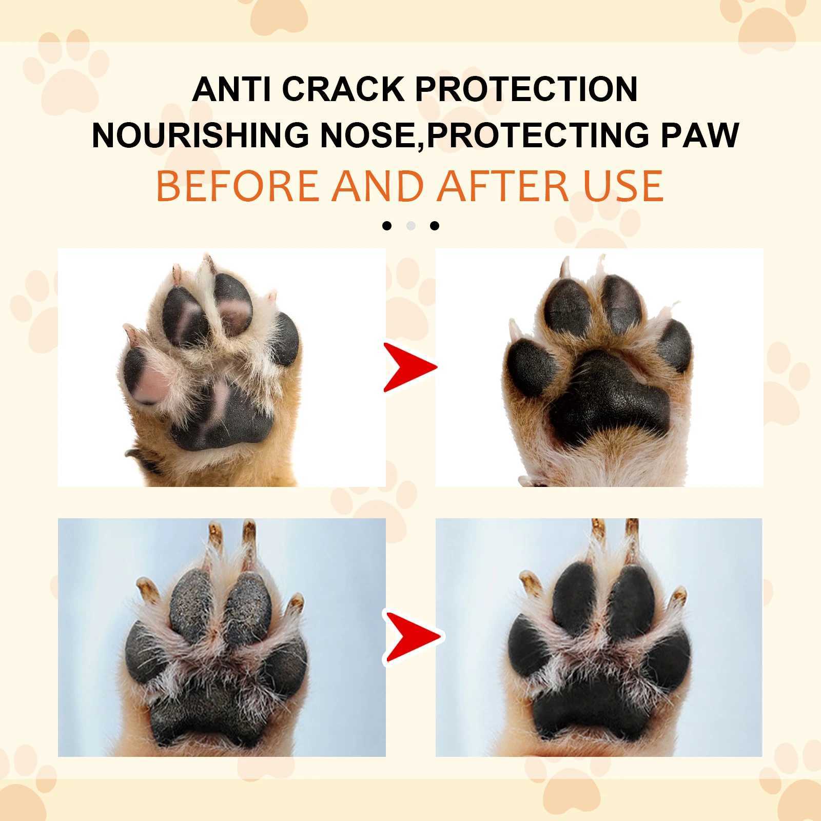 50g Cat Dog Paw Care Cream Pet Crack Feet Repair Nose Protector Natural Moisturizing Cat Dog Paw Protective Winter Care Supplies Z20251024