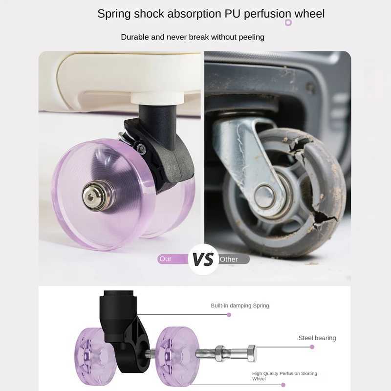 Highly Appealing Zipper Travel Suitcases Thickened Luggage Ice Roller 20 inch Carryon Suitcase 22242628 inch valise voyageW251024