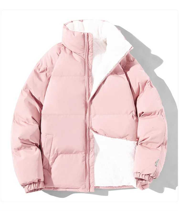 Winter Outdoor Camping Hiking Outdoor Sports Leisure Thick Warm Cotton Clothing Trendy and Versatile Solid Color Padded Jacket Z251024
