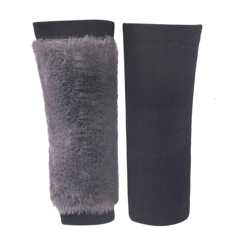 1 Pair Winter Thickened Plush Warm Knee Pads SXXL Men Women Old Cold Legs Thermal Knee Protectors Ideal for Sports Daily UseW251024