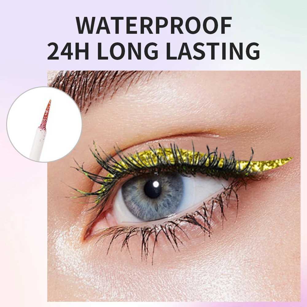 Glitter Eyeliner Vibrant Waterproof LongLasting for Flawless Eye Makeup Diamond Shiny Silver Rose Gold Eyeliner Beauty CosmeticL251024