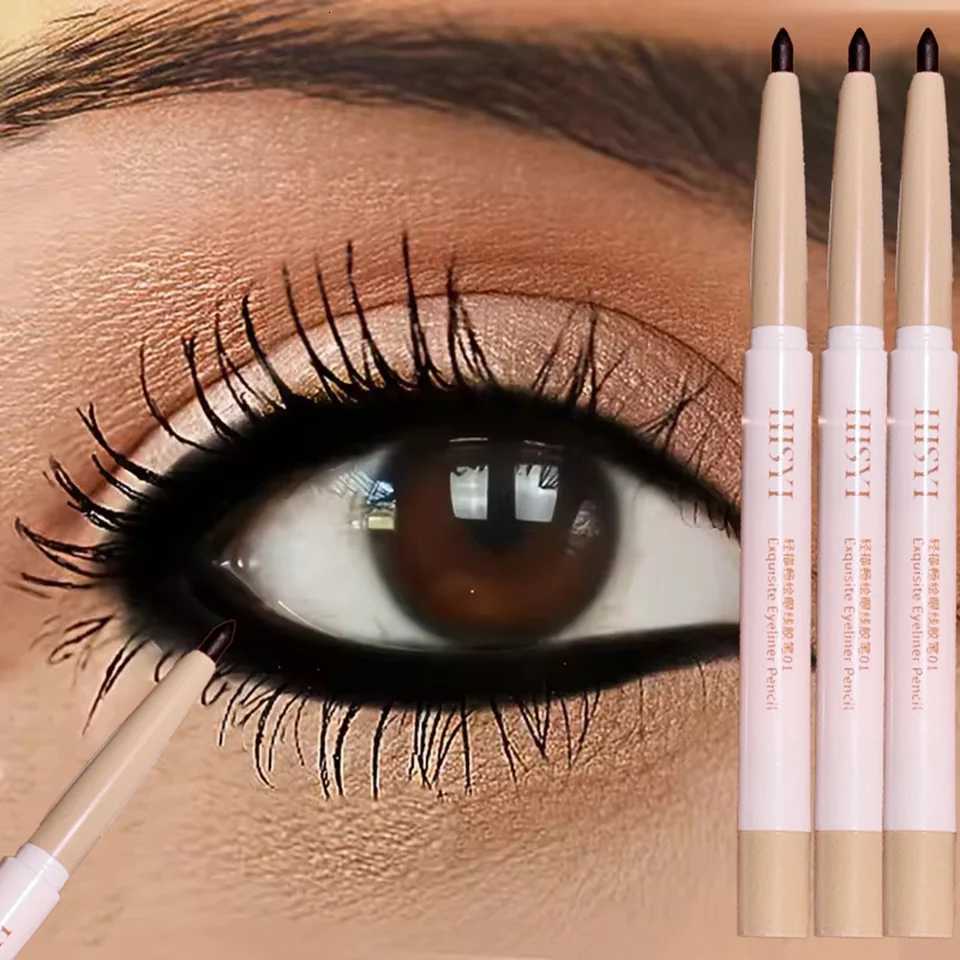 HISYI Waterproof longlasting nonsmudgefree eyeliner suitable for beginners and easy to use natural slim gel eyelinerL251024