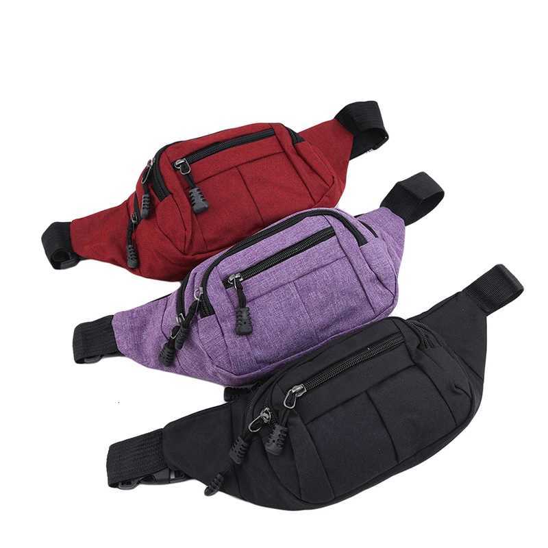 Mens Breast Package Waterproof Outdoor Sports Bag Canvas Pouch Koreanstyle Waist Bag Fanny Pouch Crossbody Male Banana BagL251024