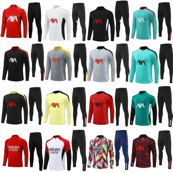 Wirtz LFC training suit2025 2026 RedsMohamed salah football tracksuit kit mens kids half pull training jersey football tracksuit survetement foot l soccer tracks