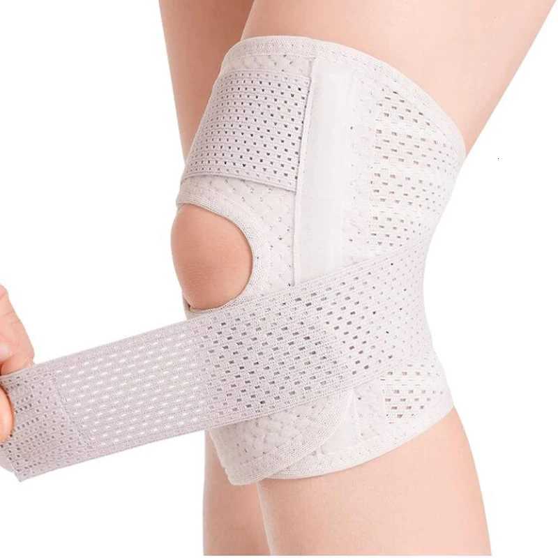 Knee Brace with Side Stabilizers Relieve Meniscus Tear Knee Pain Joint Pain Relief Breathable Adjustable Knee Support Knee PadsW251024