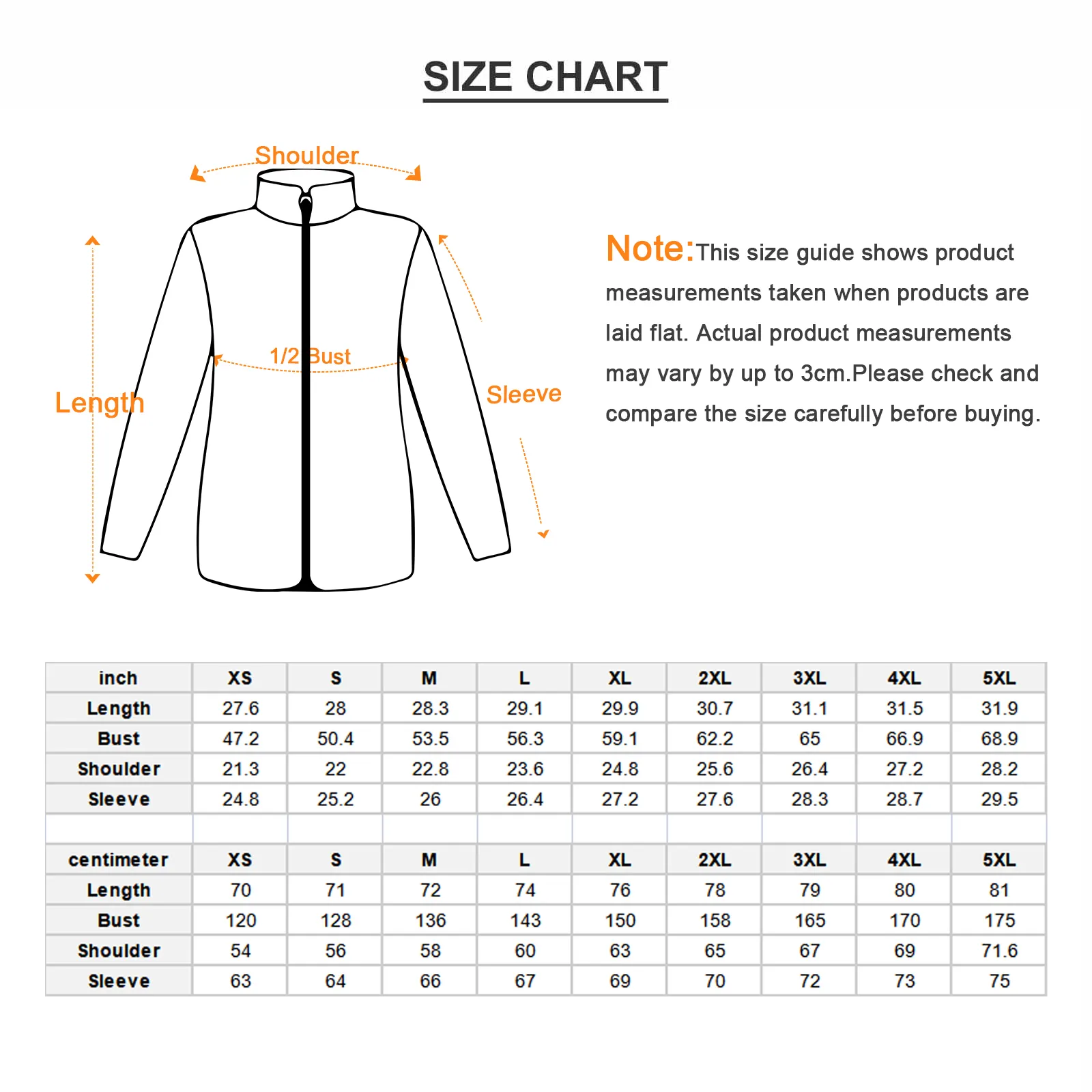 DHgatepod Men's Sleeve Pocket Bomber Jacket - All-Over Print Twill Weave Aviator Coat with Orange Lining & Zipper Detail