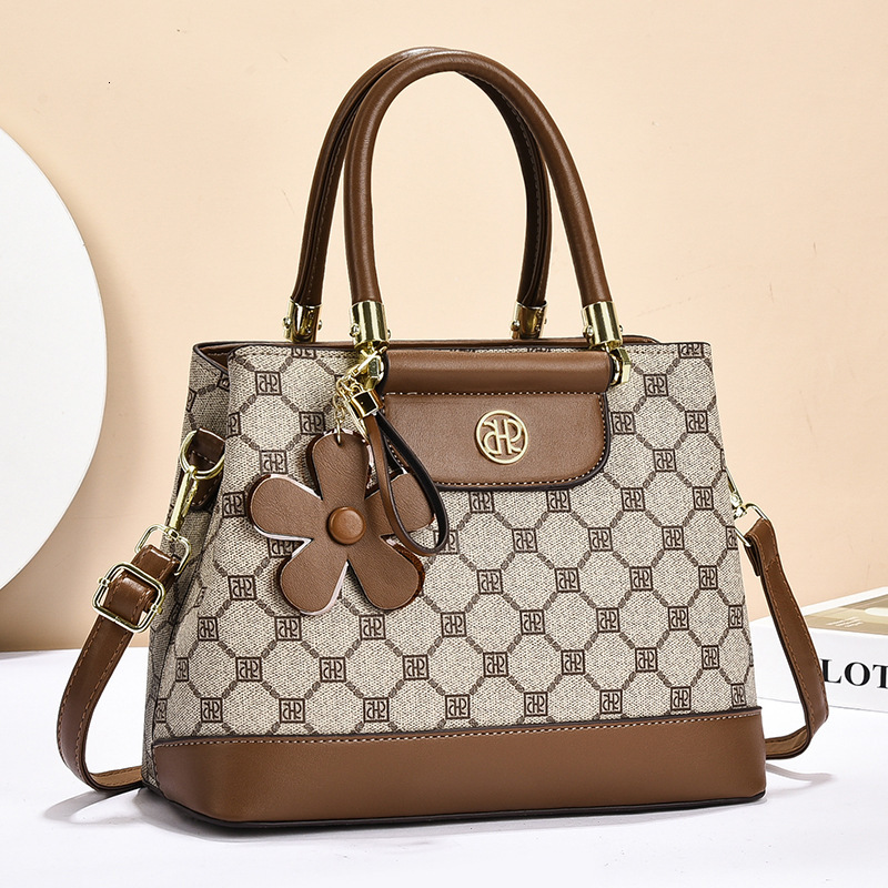 Luxury Brand Designer Bag Mother's Day Handbag Women's Bag 2025 New Model Bag Ladies Bag Large Capacity Middle-Aged Mom Bag Commuting Casual