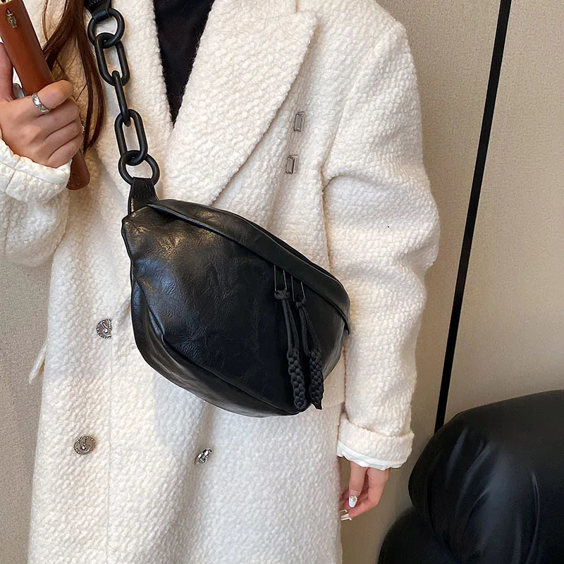 y Crossbody Chest Bag High quality soft Leather Women Waist Fashion Fanny Pack ner ladies Shoulder Phone 251014
