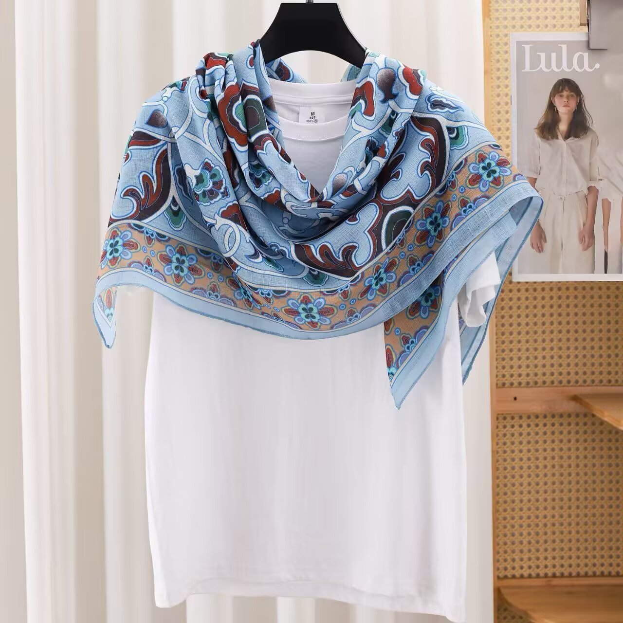 Dunhuang Themed Satin Gauze For Festival Decoration Gift Wrapping