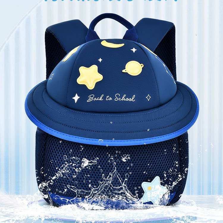 New Fashionable Boys and Girls Backpack Cute Mushroom Bag Diving Material Designer Children's Backpack Mini Small Bag