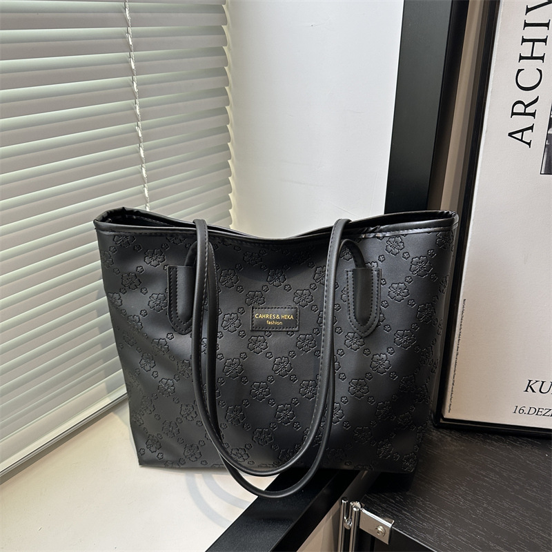 Designer free shipping Plaid tote bag women bag shoulder bag crossbody bag versatile large capacity handbag Dependable plain pink