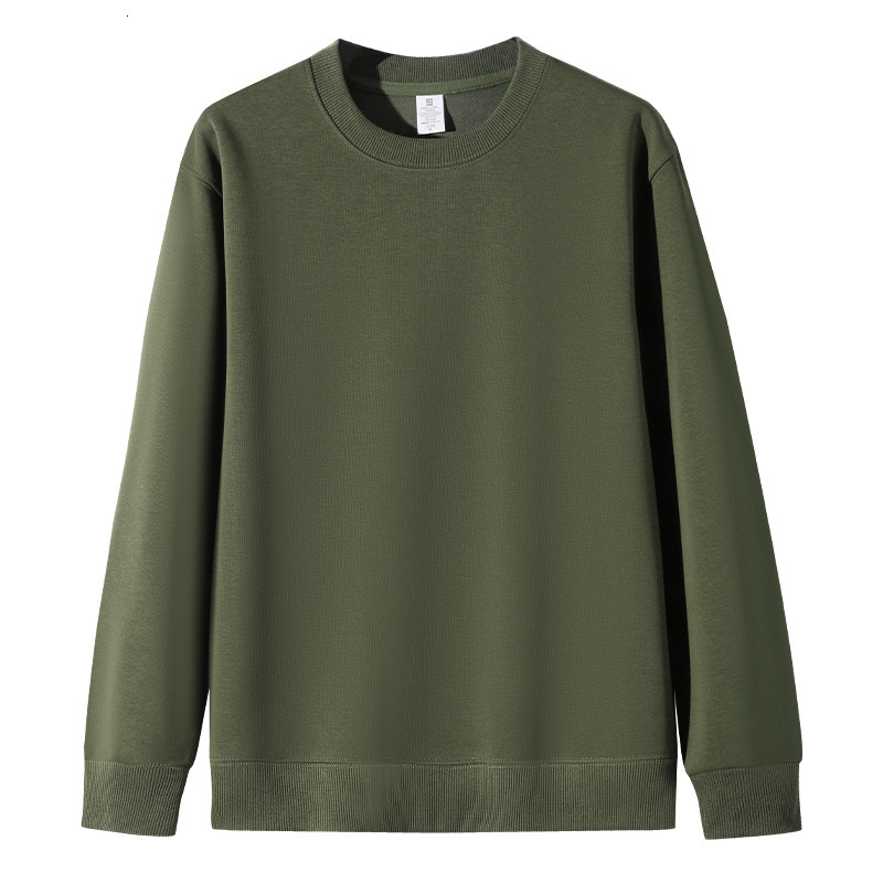 New Desain Cotton Sweatshirt For Men, Round Neck Pullover, Solid Color, Long Sleeve, Loose Fit, Designer Hoodie Jacket Tracksuit Men Polo Veste Coat C
