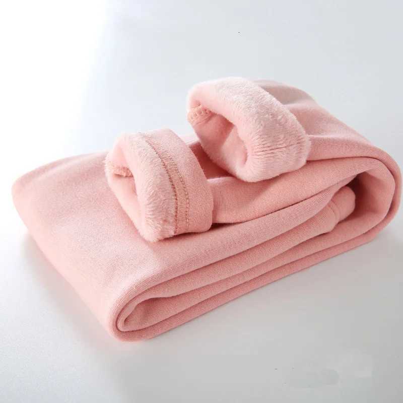 Kids Boys Pants Autumn Winter Thicked Warm Girls Leggings Solid color Childrens PantT251024