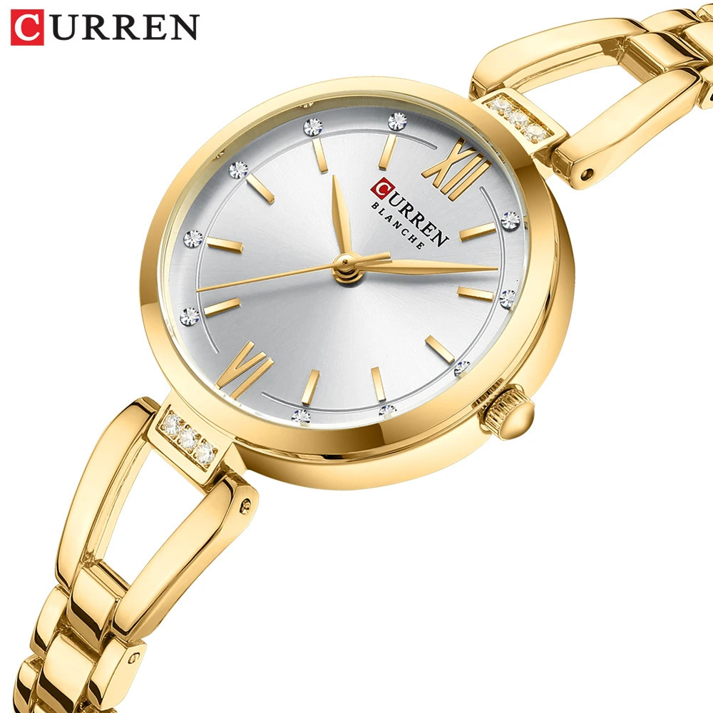 CURREN Watch For Woman High Quality Diamond Ladies Quartz Watch Waterproof Stainless Steel Women Watches relojbox 251021