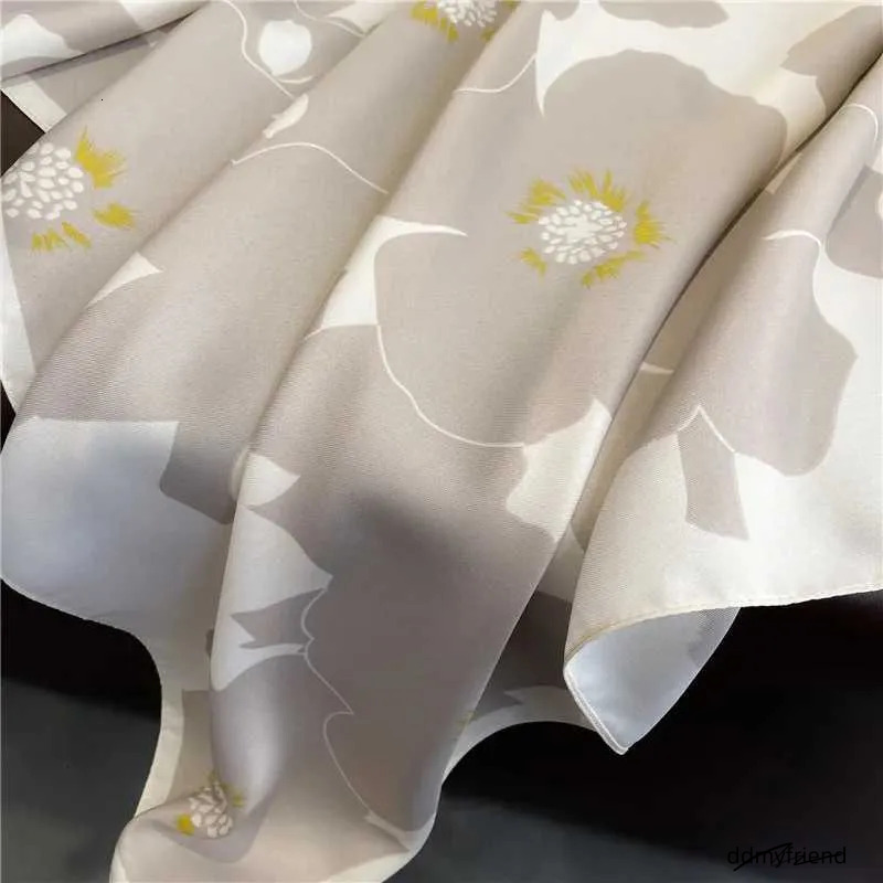 Elegant 90X90 Cm Silk Blend Scarf For Women | Versatile Square Head Wrap & Fashion Shawl Ddmyfriend