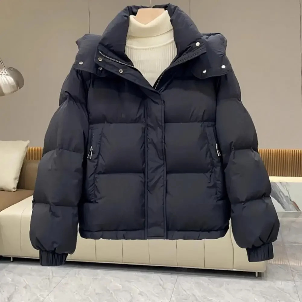 Women Winter Jacket Casual Loose Down Coat Oversize Hooded Warm Soft Cotton Puffer Snow Wear Jackets 251023