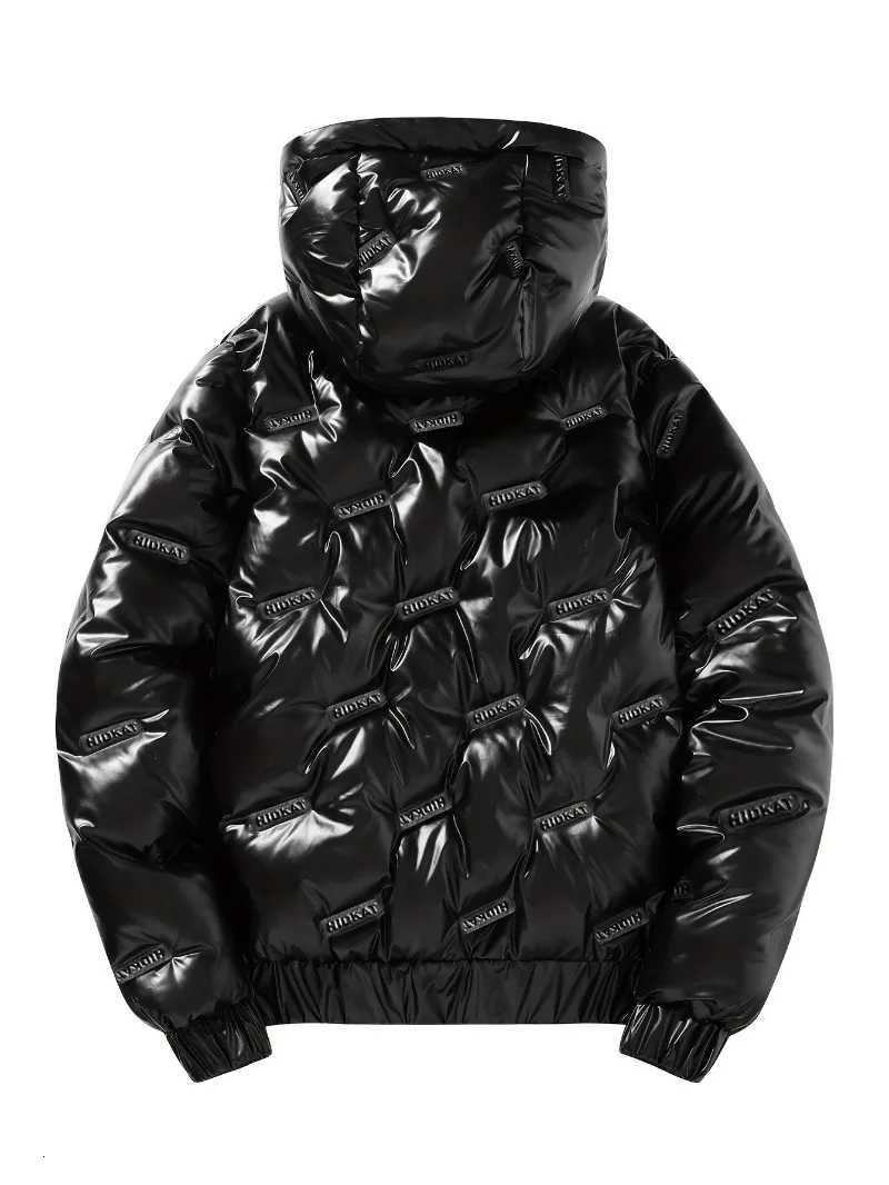 Mens HeavyDuty Winter Jacket Cold Weather Outerwear with FullZip Closure Hooded Windproof Coat Mens Thermal Insulated Coat Z251024
