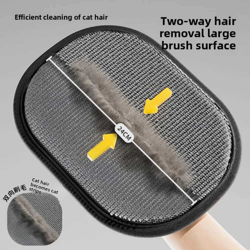 Pet Grooming Gloves Brush Kitten Cleaning Glove Removing Dog Cat Hair From Sofa Carpet Clothes Pet Supplies Z20251024