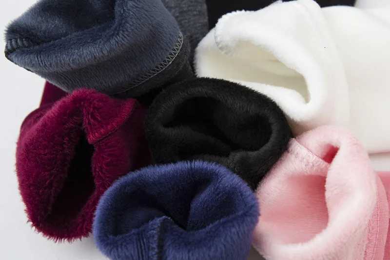 Kids Pant Autumn Winter Cotton Girls Warm Leggings Children Thicken Trousers Baby Girl Slim Plus Velvet Pants Girls ClothesT251024