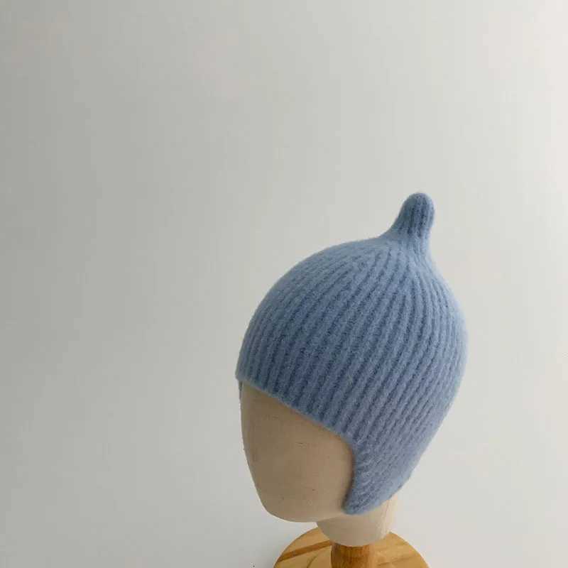 Baby Ear Protection Warm Kids Knit Hat Soft Baby Bonnet Cap For Girls Boys Newborn Beanies Kids Hat New Born Photography PropsL251024