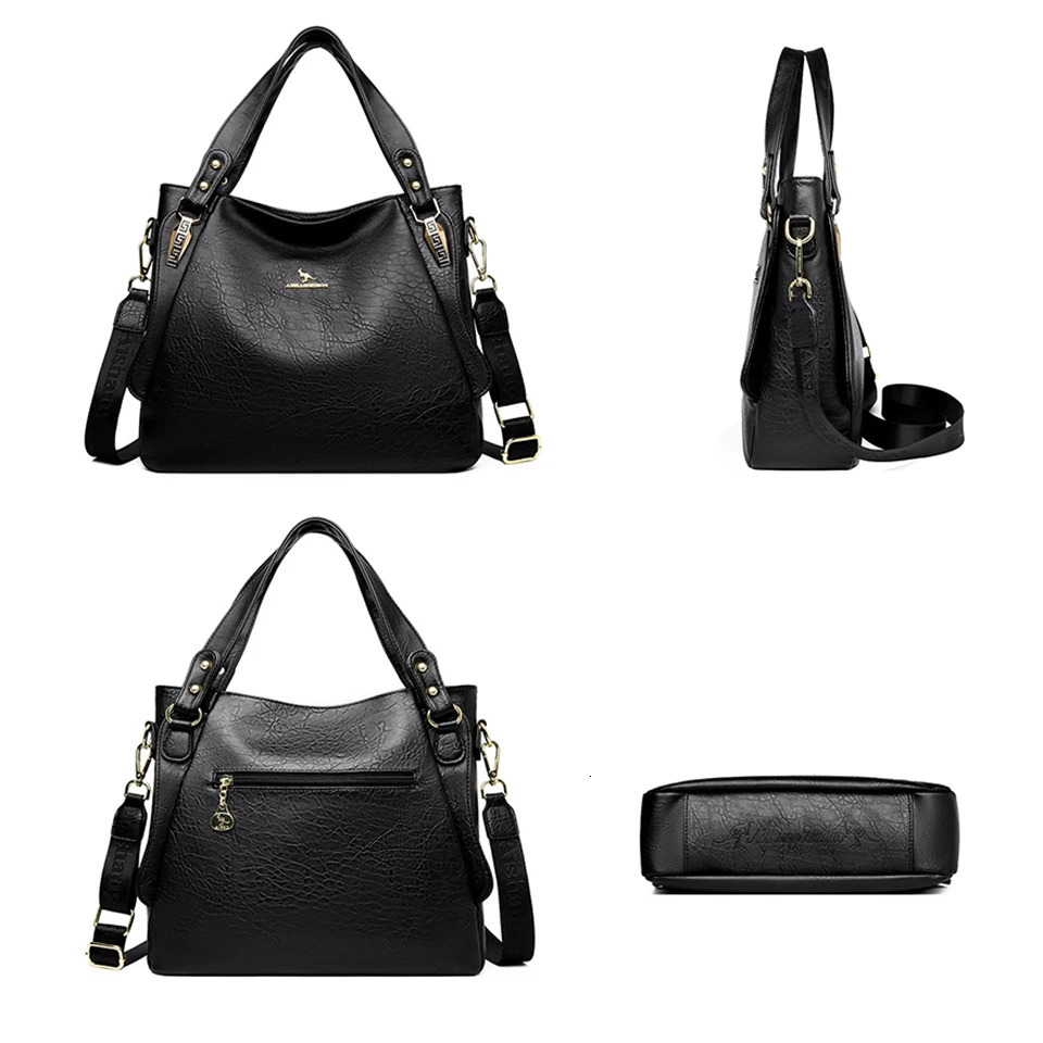 Genuine Soft Leather Tophandle Bags Female Handbags Women Shoulder Crossbody Tote Messanger Bag Large Capacity Sac A Main 251023
