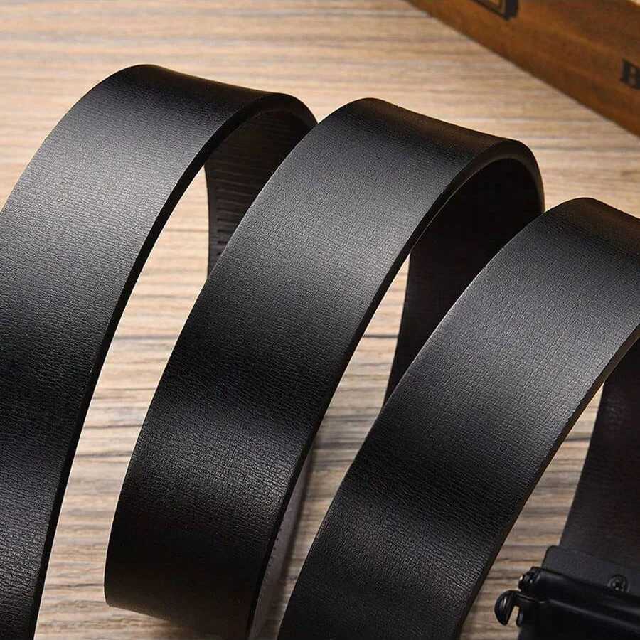 Highquality Fashion Mens Automatic Buckle Belt Simple And Versatile Business Belt Suitable For All Formal Occasions W251024