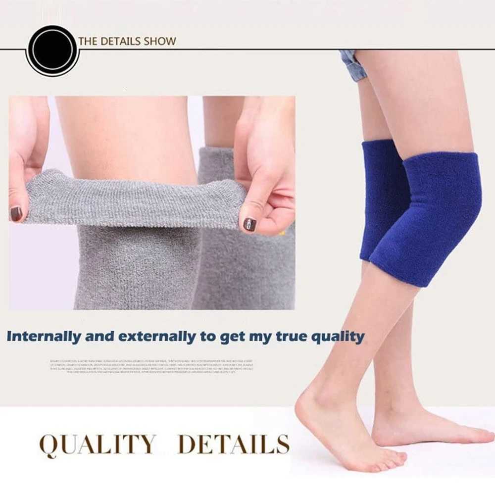 Unisex Elastic Towel Knee Pads Elderly Knee Barce Support Sports Warm Thermal Knee Sleeves for Arthritis Relief 1PairW251024