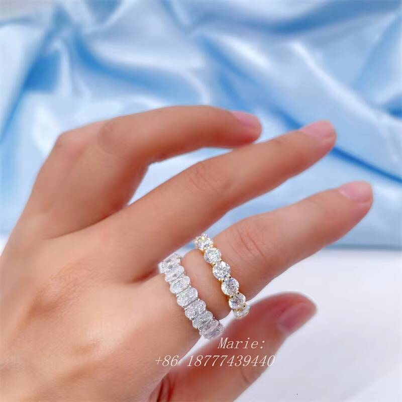 Moissanite Engagement Rings Jewelry Women 925 Sterling Silver Ring Diamond Ring
