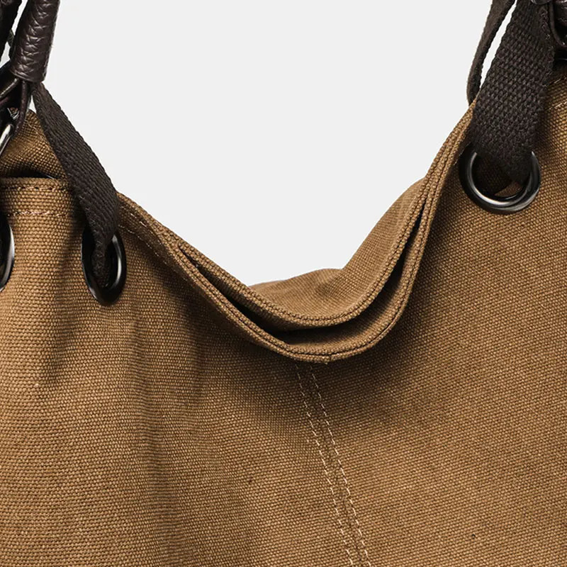 Fashion Womens Tote Bag Large Capacity Canva Shoulder Versatile Casual Crossbody Bags Ruched Female Handbag 251018