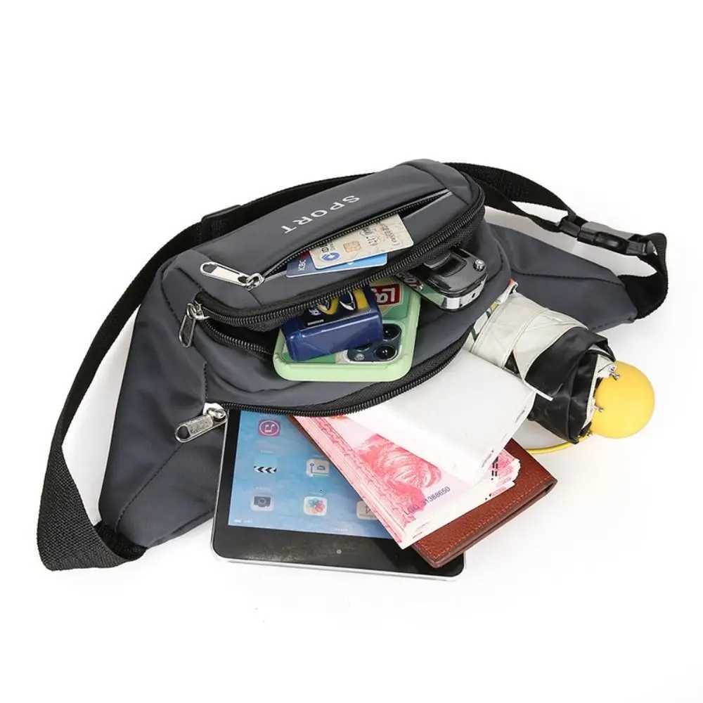 New Men Women Waist Pack Nylon Sport Fanny Bags Boy Drop Leg Bags Hip Bum Belt Bag Travel Riding Purse PouchL251024
