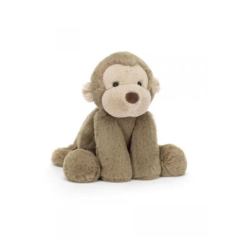 Smooth Touch Macaque Plush Doll Cute Soft Monkey Plush Toy Stuffed Animal Monkey Toy Boys Girls Birthday Gifts Z251024