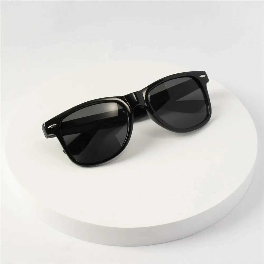 3PCS Classic Black Square Fashion Glasses with Bolt Decoration For Party Photography Wedding Birthday Graduation HikingT251024
