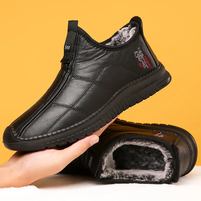 Winter Cotton oes Waterproof Old Beijing Cloth oes Mens MidAged And ly Fathers oes AntiSlip Fce Soft Bot251020