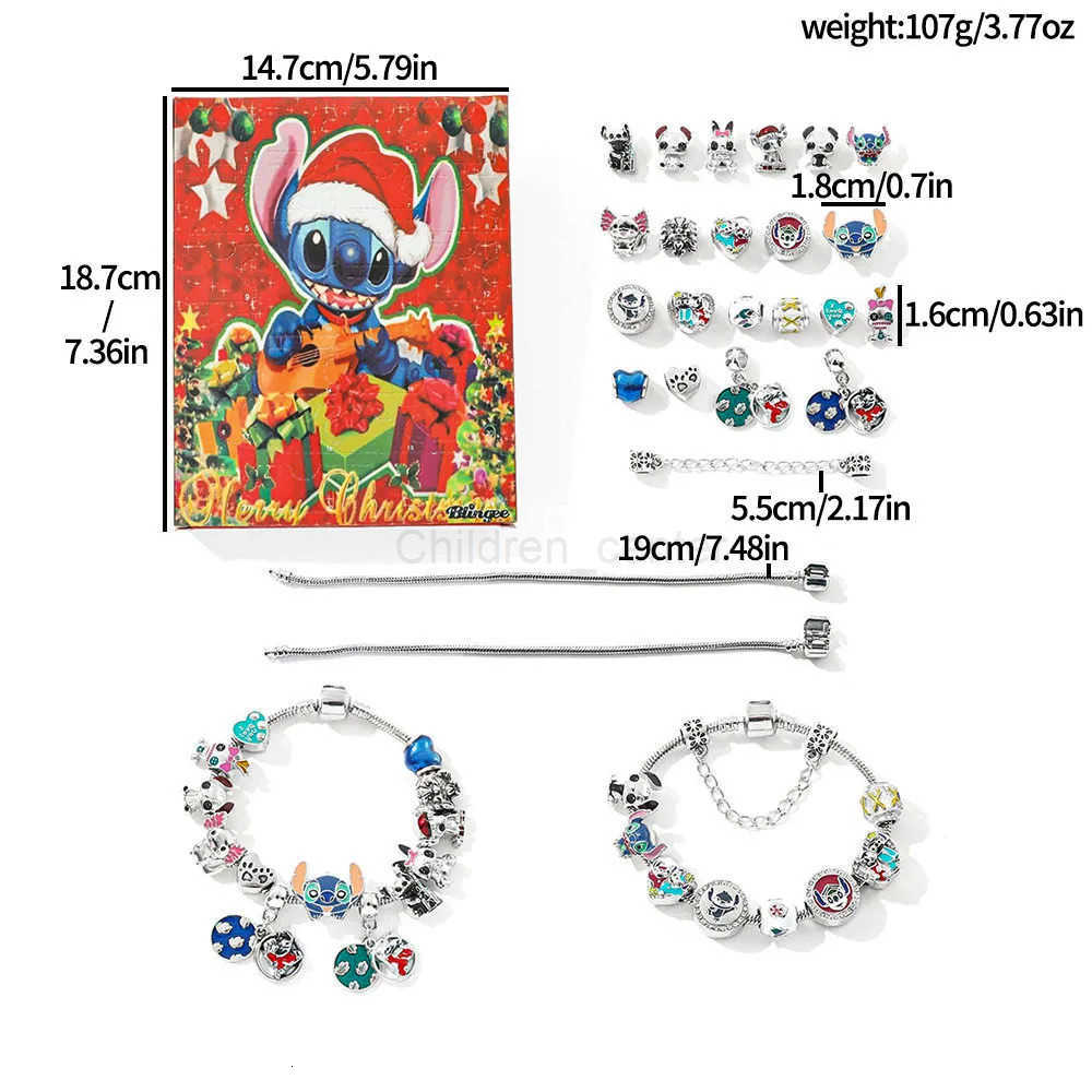 Disney Stitch Christmas Charm DIY Bracelet - Adorable Craft Project with Surprise Element