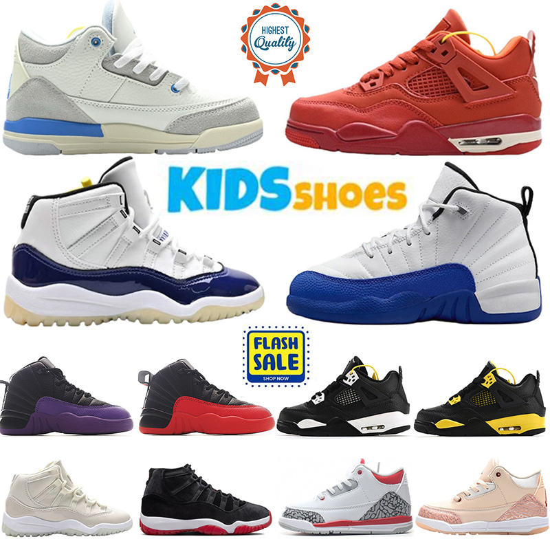 Designer Kids Shoes Basketball Sneakers Toddler shoe Preschool Children Youth Athletic baby Boys Girls Chaussures infantis running Trainers Outdoors eur 25-35