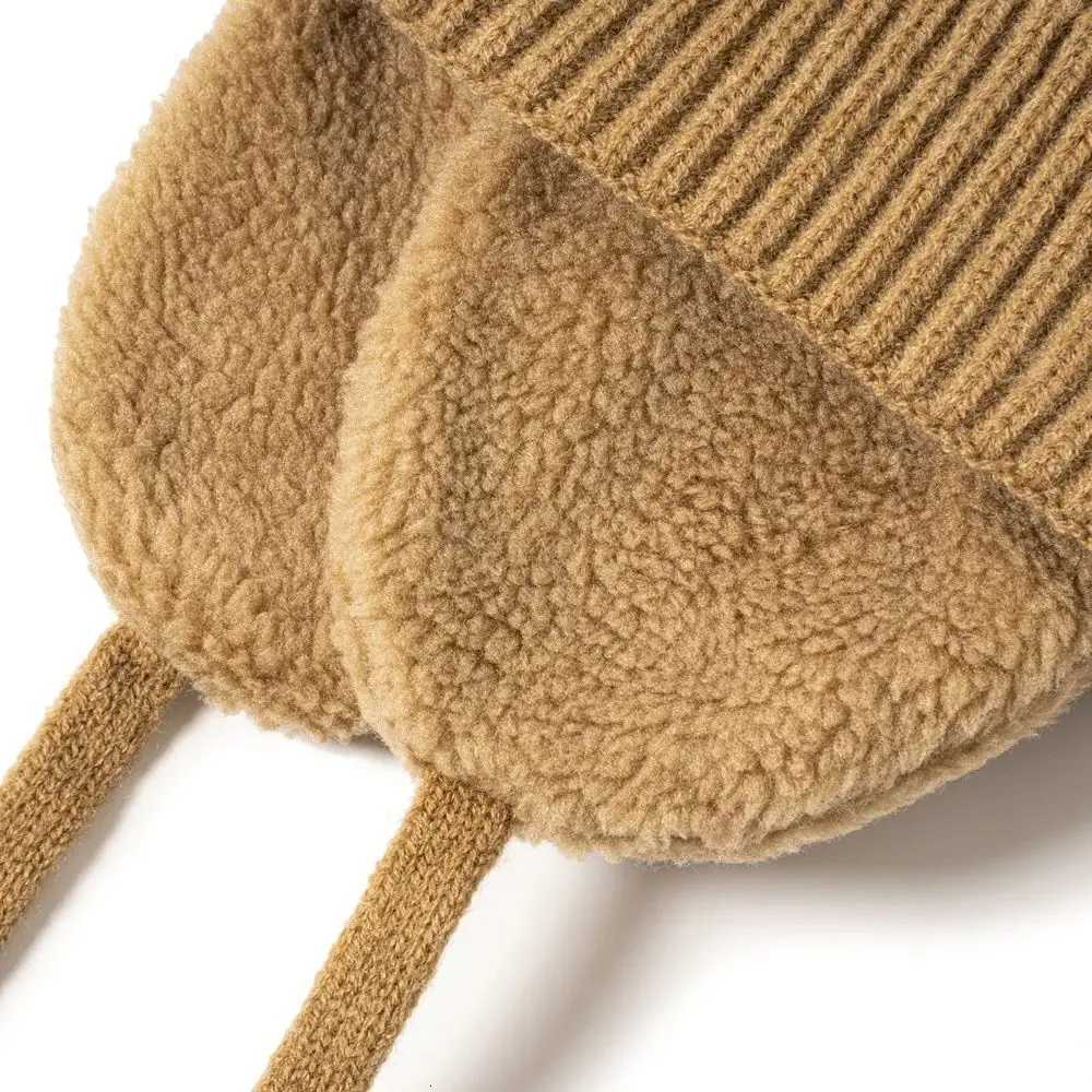 310Y childrens hats warm hats for boys and girls in autumn and winter baby woolen hats parentchild style fleece earproteL251024