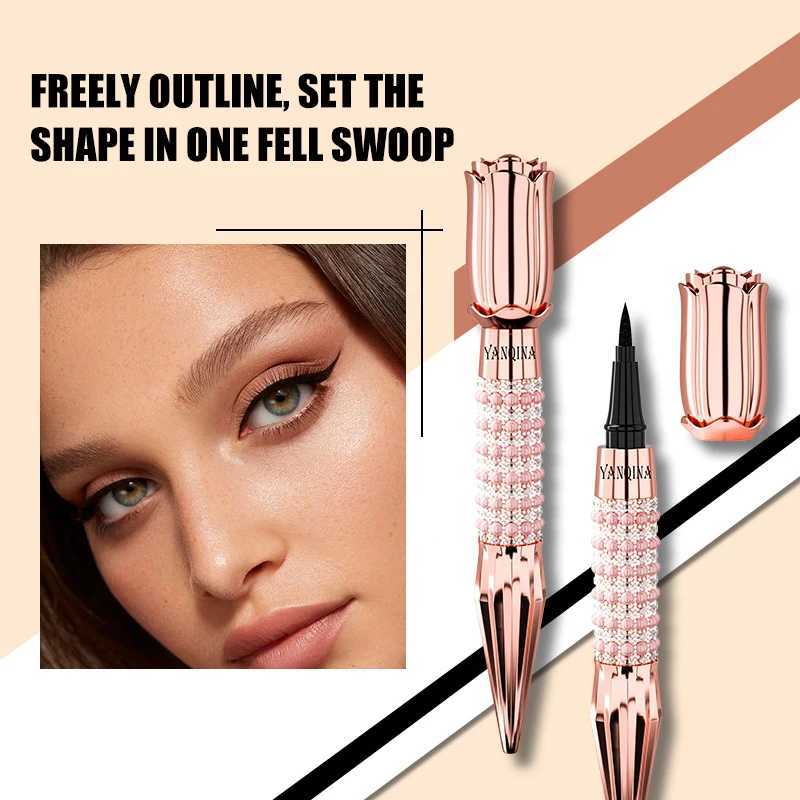 Liquid Eyeliner Pen Waterproof Black LongLasting Eye Liner Pencil Thick QuickDry Cosmetics Makeup ToolL251024