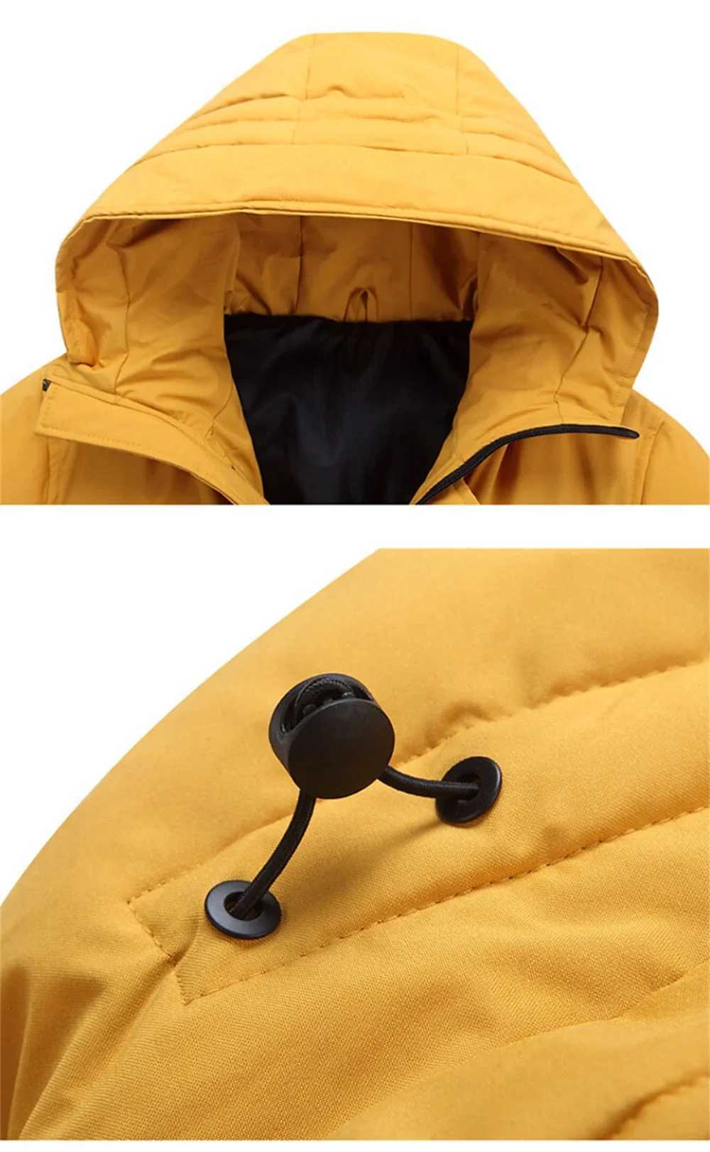 Mens Casual Long Hooded Parka Jacket Autumn Winter Midlength White Duck Down Puffer Jackets Men Brand Thicken Warm Padded Coat Z251024